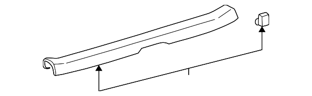 67913-42040-B0 Деталь SCUFF PLATE, RIGHT