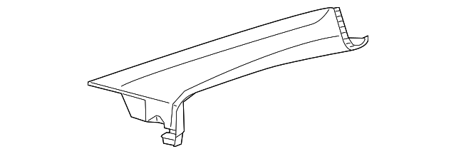 1SW43HDAAC Деталь WINDSHIELD PILLAR TRIM, LEFT
