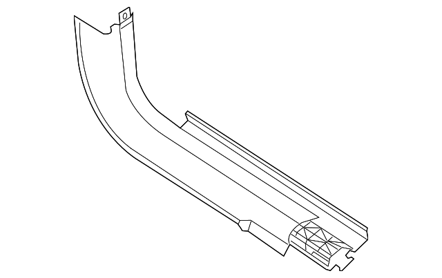 1VN57DX9AC Деталь COWL KICK PANEL, LEFT