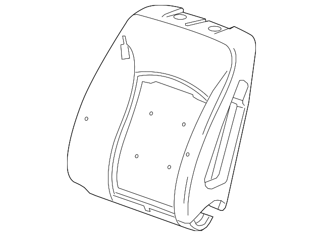 9065523 Деталь SEAT BACK PAD