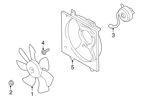 Impreza CONDENSER FAN 2