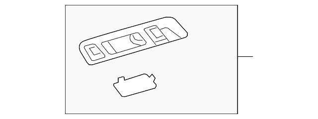 22876440 READING LMP ASSY, LEFT