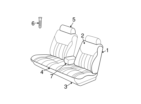 Concorde FRONT SEAT COMPONENTS 2