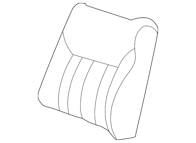 UV531T5AA Деталь SEAT BACK COVER, RIGHT