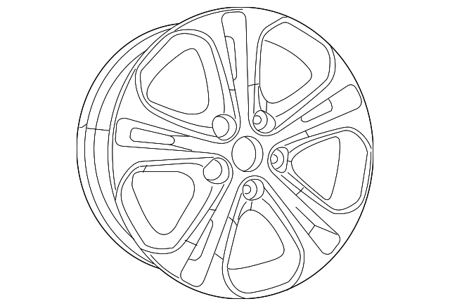 1SZ24GSAAB Деталь WHEEL, ALLOY