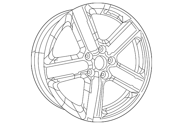 1HQ21SZ0AD Деталь WHEEL, ALLOY