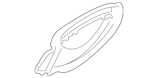 51459353131 Деталь LOWER CLMN COVER