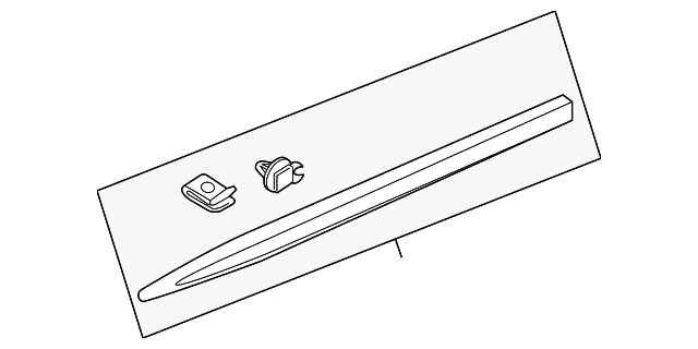 22760477 Деталь BODY SIDE MLDG, LEFT