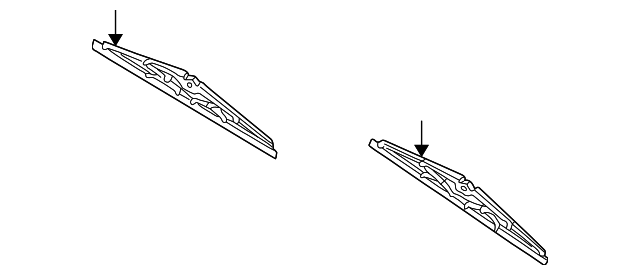 YL8Z17528AB Деталь WIPER BLADE, RIGHT