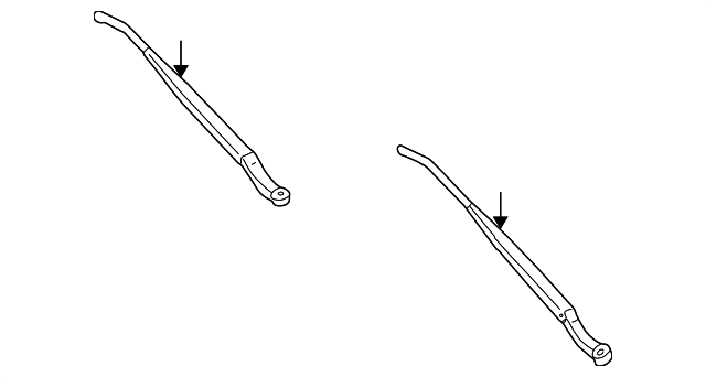 5L8Z-17526-BA Деталь WIPER ARM, RIGHT