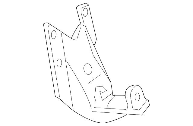 6L3Z-5775-AD Деталь LEAF SPRING MOUNT BRACKET, LEFT