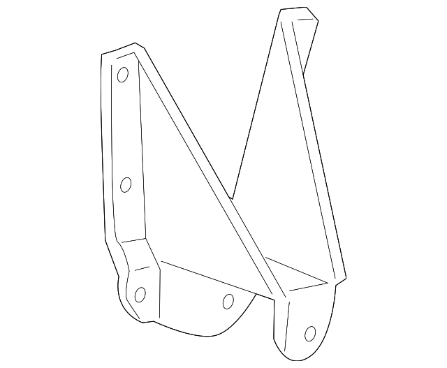 6L3Z-5775-B Деталь LEAF SPRING MOUNT BRACKET, LEFT