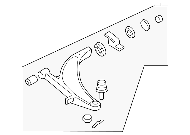 20202FE861 Деталь LOWER CNTRL ARM, RIGHT