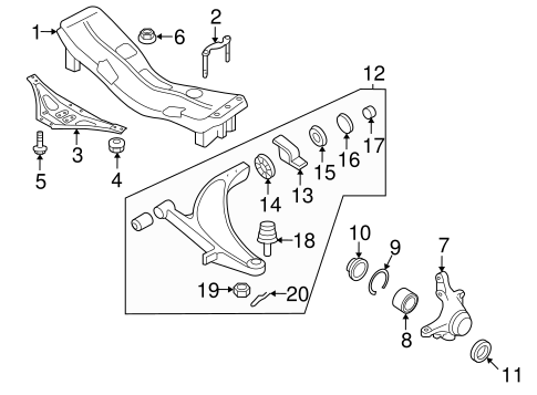 Impreza SUSPENSION COMPONENTS 6