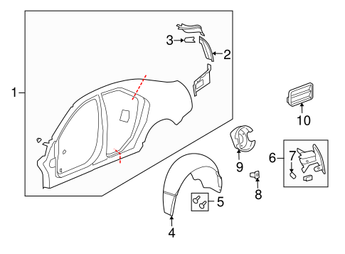 CTS QUARTER PANEL & COMPONENTS