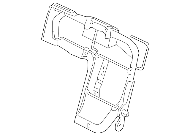 88601-7S000 SEAT BACK FRAME, RIGHT