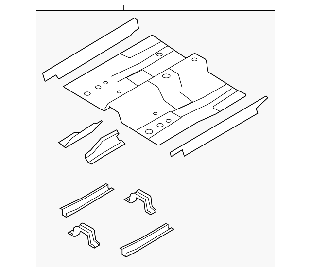 65110-3L150 Деталь FLOOR PAN ASSY