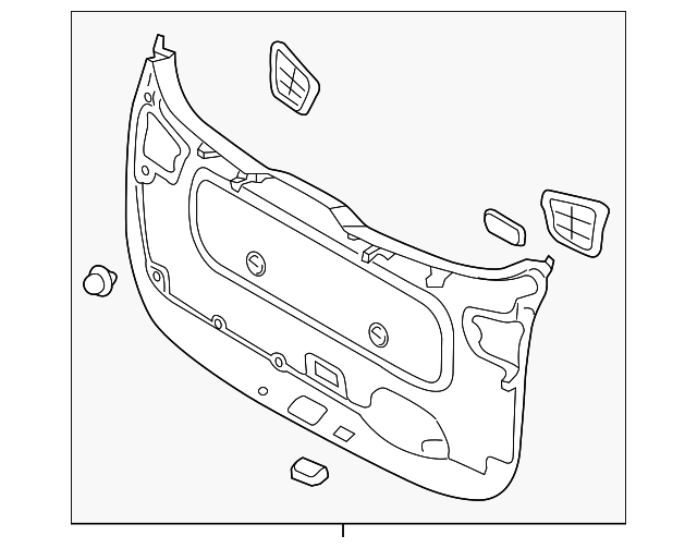 81750-A9100BND Деталь LOWER TRIM PANEL