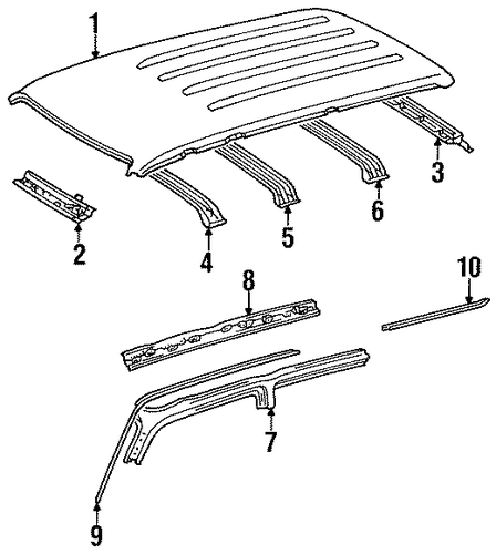 Land Cruiser ROOF & COMPONENTS 2