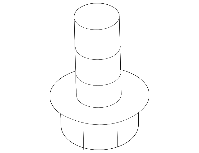 SU003-00025 Деталь HINGE BOLT, RIGHT