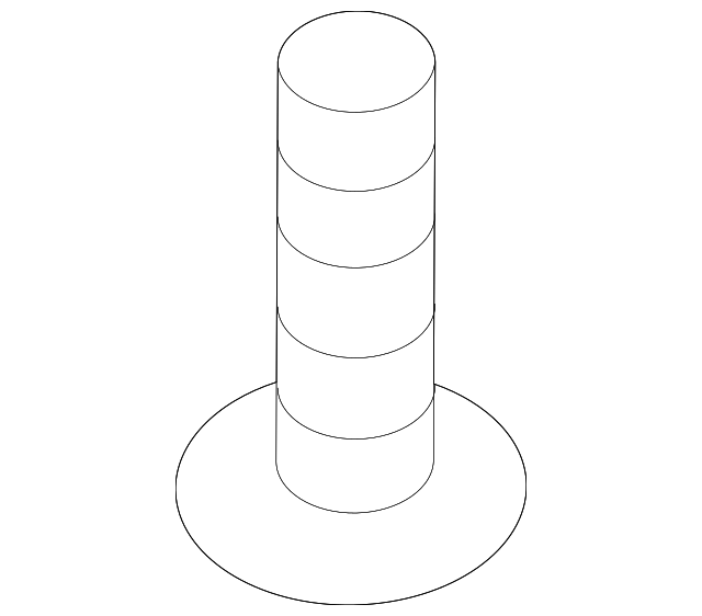68158191AA Деталь LOWER COVER SCREW, RIGHT