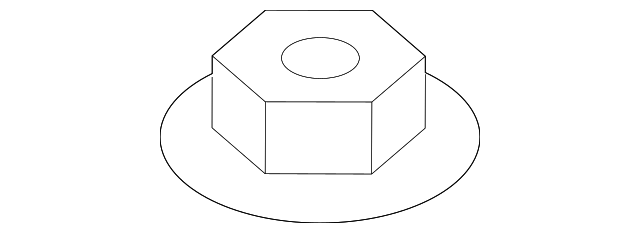 11516078 TOP NUT, LEFT