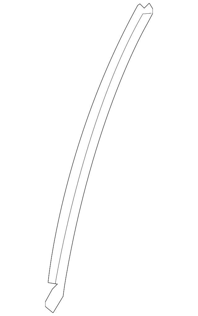 62240SG000 Деталь LOWER CHANNEL, RIGHT