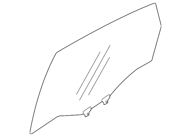 62011SG021 Деталь DOOR GLASS, RIGHT