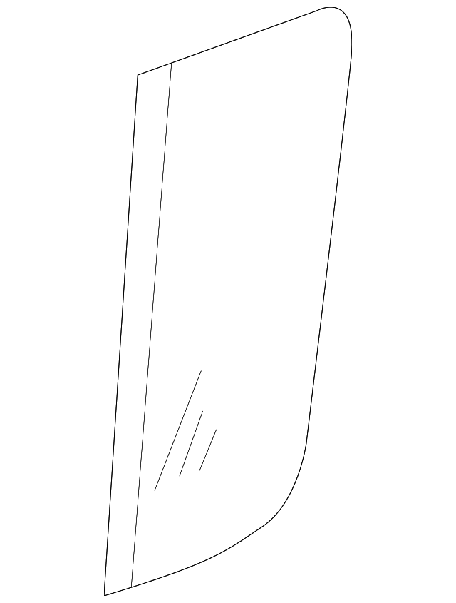 55257087AH Деталь FIXED GLASS, LEFT