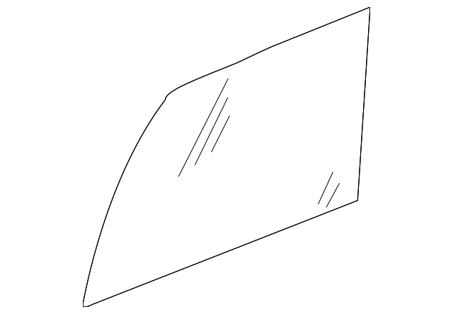 55256409AC Деталь MOVEABLE GLASS, LEFT