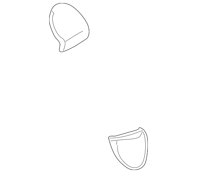 MR621728 Деталь ASSIST STRAP CAP, RIGHT