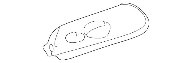 MR612288 Деталь SWITCH PANEL, LEFT