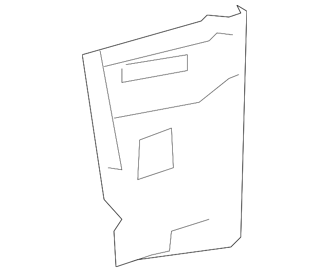 61164-33010 Деталь LOWER PILLAR, LEFT