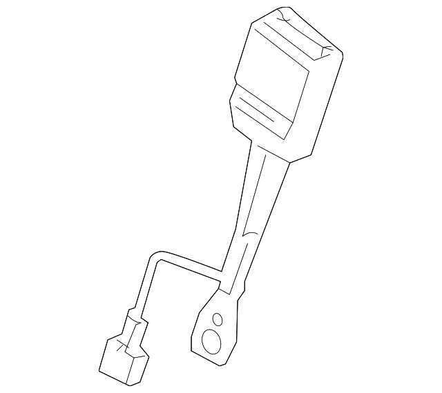 19258687 Деталь BUCKLE, LEFT