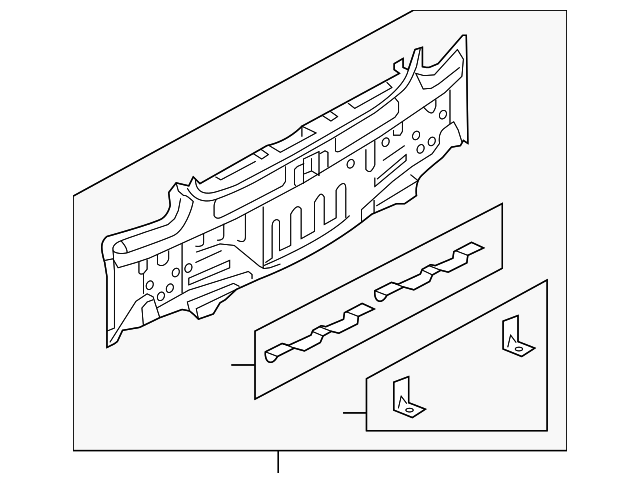 79100EG000 Деталь REAR BODY PANEL