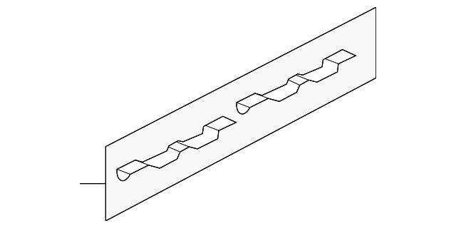 85241EG000 Деталь REAR BODY PANEL RETAINER, LEFT