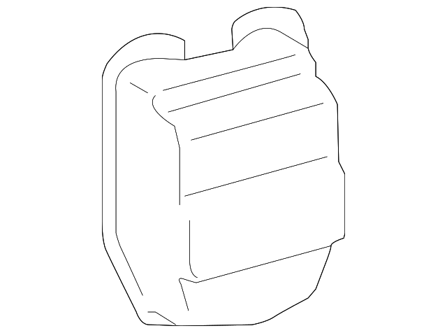 73224-53020 RETRACTOR COVER, LEFT