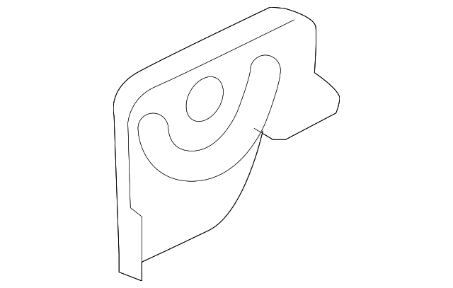 64315SC030LL Деталь HINGE COVER, LEFT