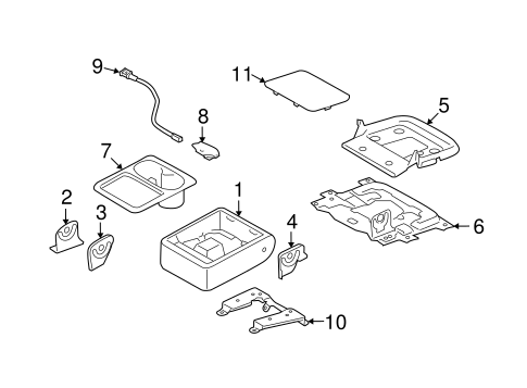 Forester REAR SEAT COMPONENTS 2