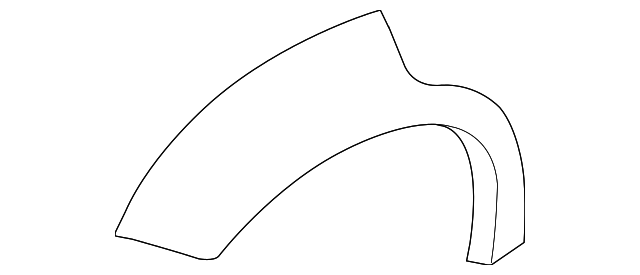 87743-2E001 Деталь WHEEL FLARE, LEFT