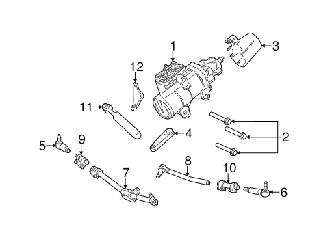 F-250 Super Duty STEERING GEAR & LINKAGE 3