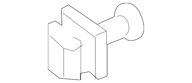 6R0-839-829-A Деталь FRAME MOLDING RIVET, LEFT