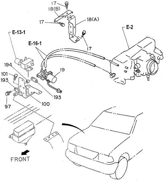 ENGINE/FAST IDLE SOLENOID for 1995 Honda PASSPORT #1