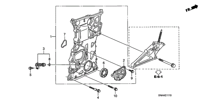 CIVIC SEDAN CHAIN CASE (2.0L)