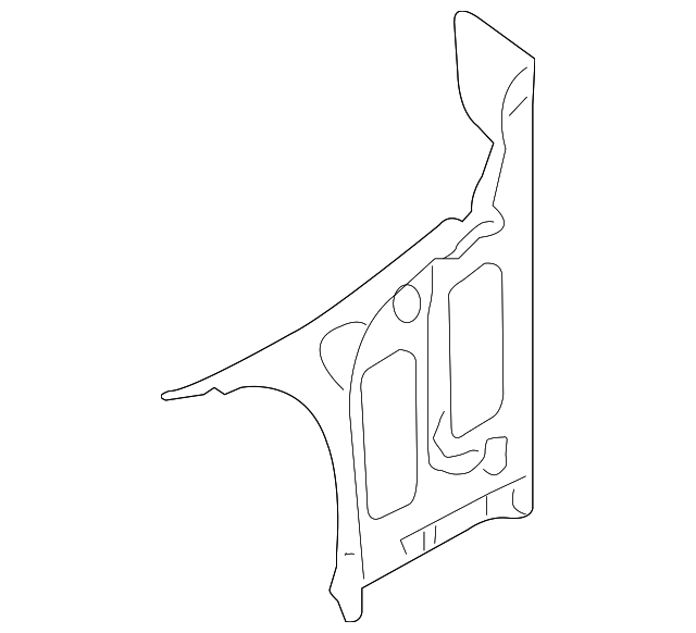 25891788 Деталь LOWER QTR PANEL, RIGHT