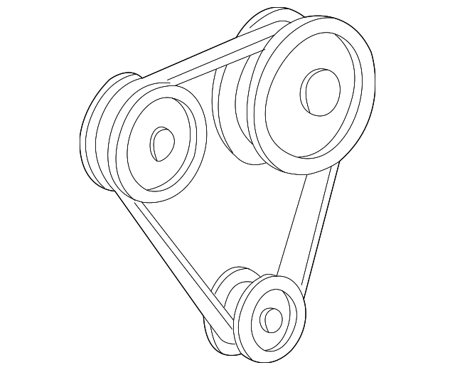 GY01-15-908A WATER PUMP BELT
