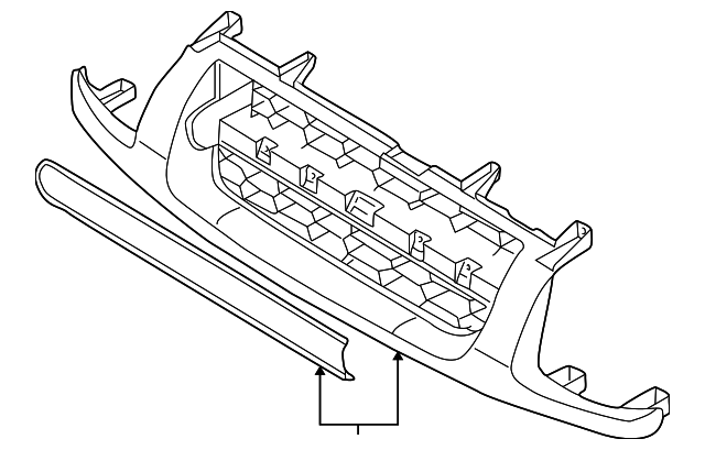 62310-7Z840 Деталь GRILLE ASSY