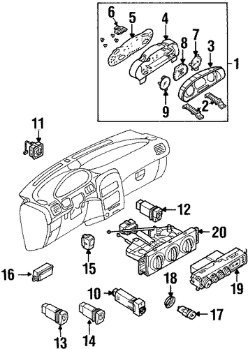 Sportage CLUSTER & SWITCHES