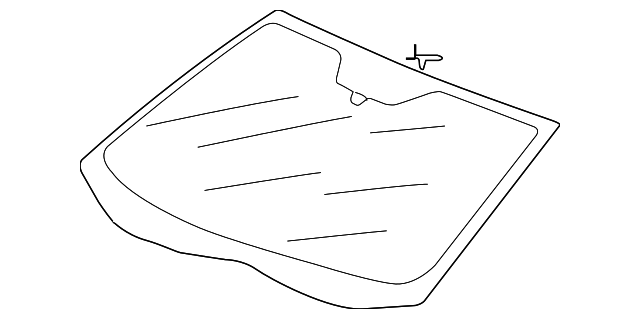 73111-STX-A02 Деталь GLASS SET, FR. WINDSHIELD (GREEN)(AGC)