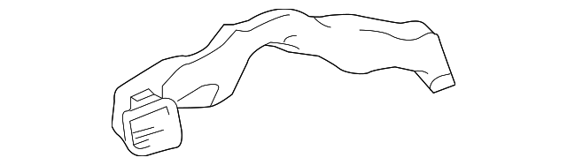 55843-35040 Деталь HEATER DUCT, LEFT